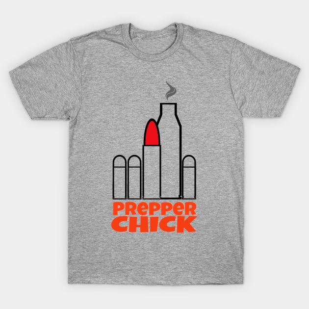 Prepper Chick T-Shirt by Fiondeso